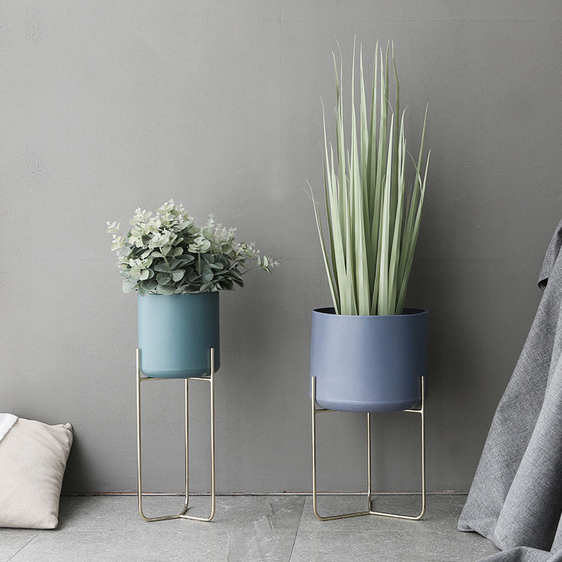 Minimalist Gold & Pastel Planter