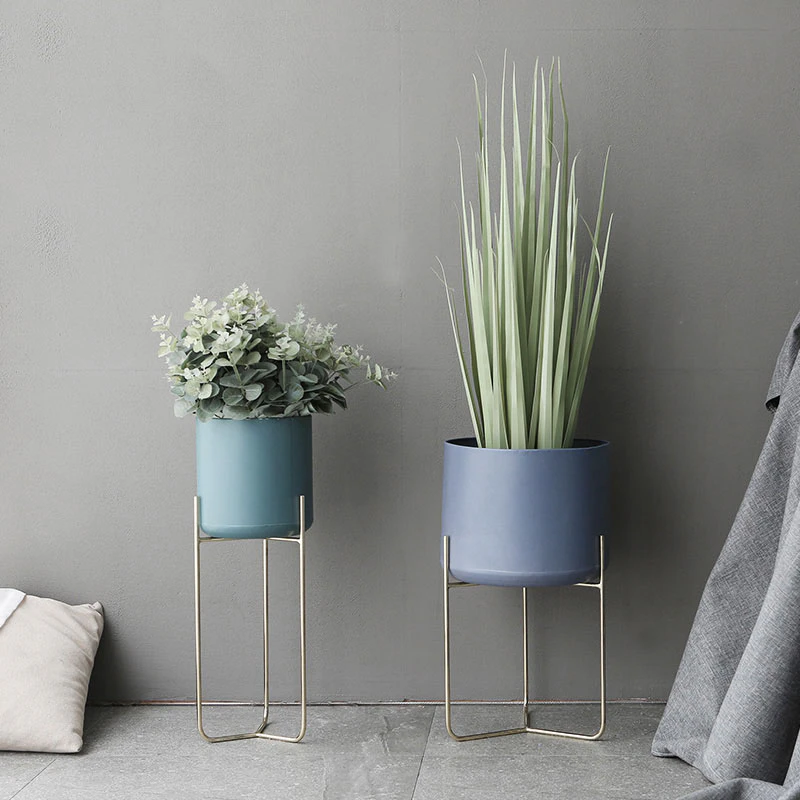 Minimalist Gold & Pastel Planter