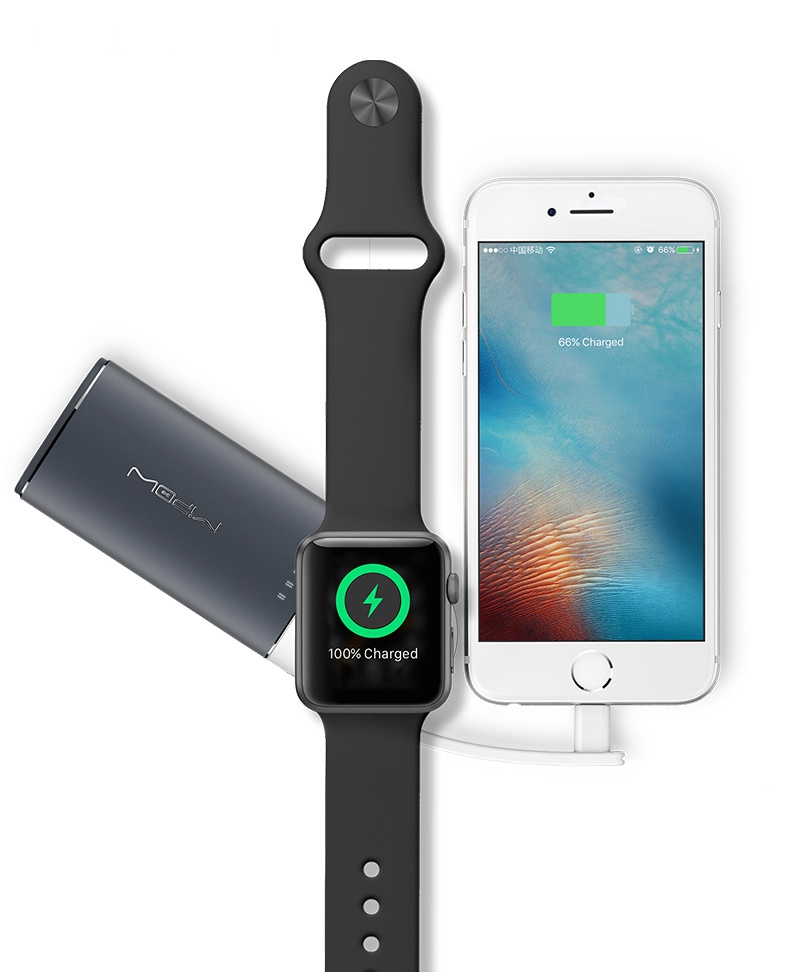 Portable iPhone & Apple Watch Power Bank