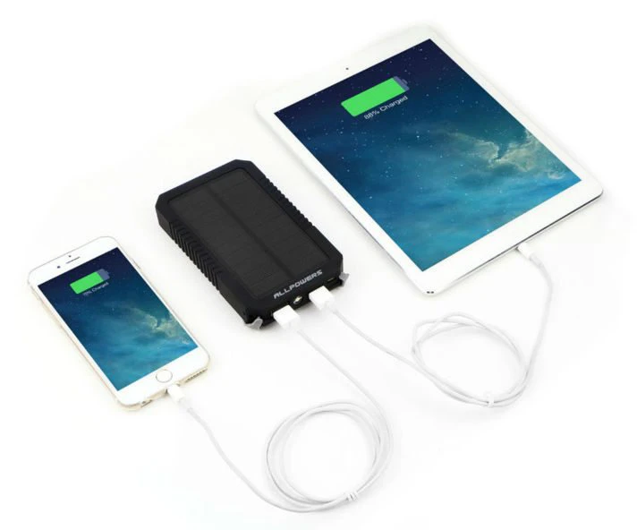 Dual Port Solar Chargeable Power Bank