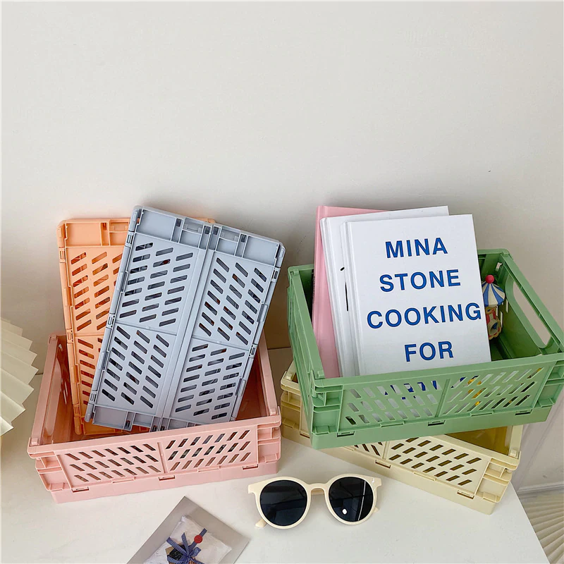 Colorful Collapsible Storage Baskets