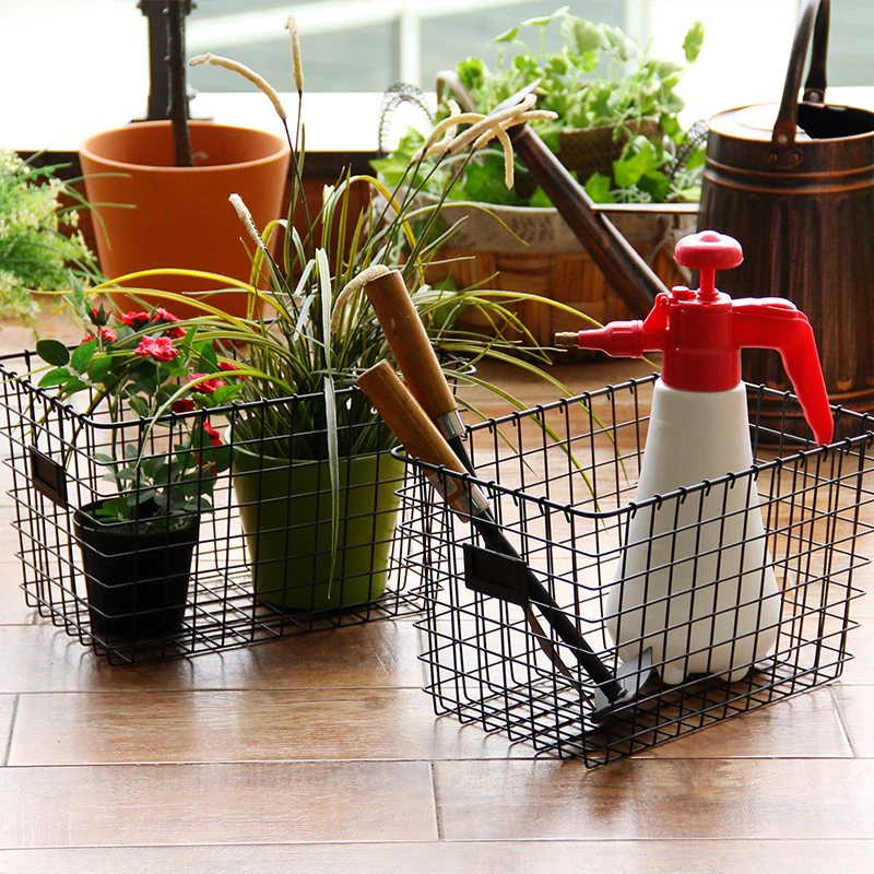 Black Wire Storage Basket