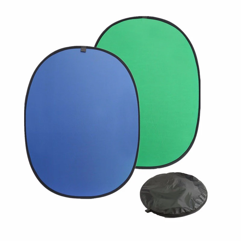 Collapsible Blue & Green Screen Backdrop