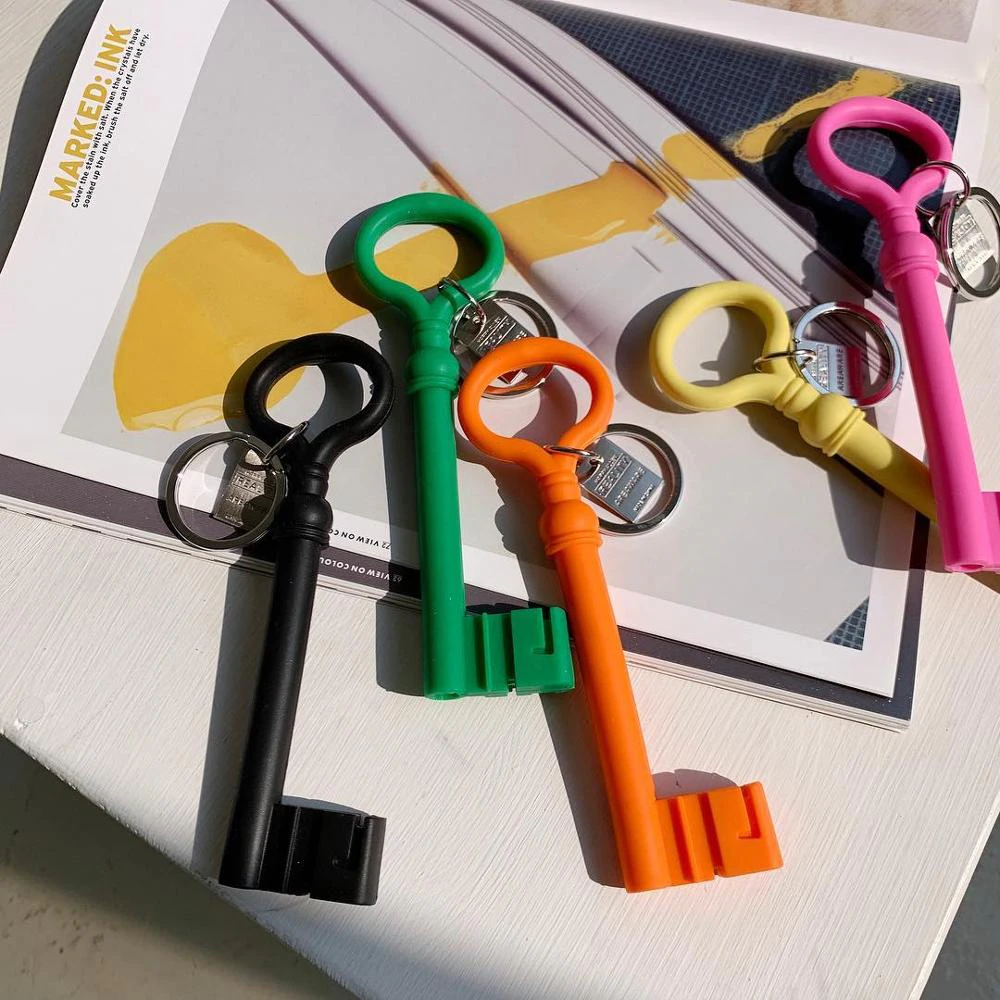 Colorful Jumbo Plastic Key Chain