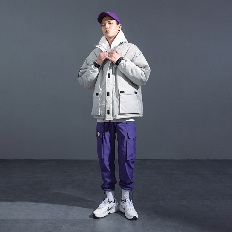 Padded Block Basic Winter Jacket