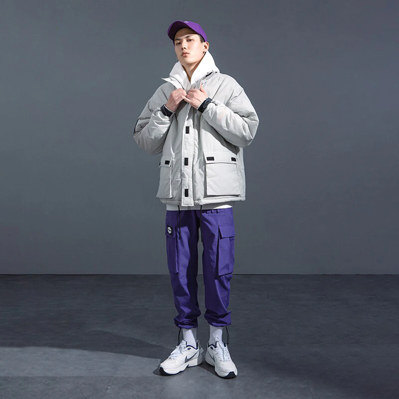 Padded Block Basic Winter Jacket