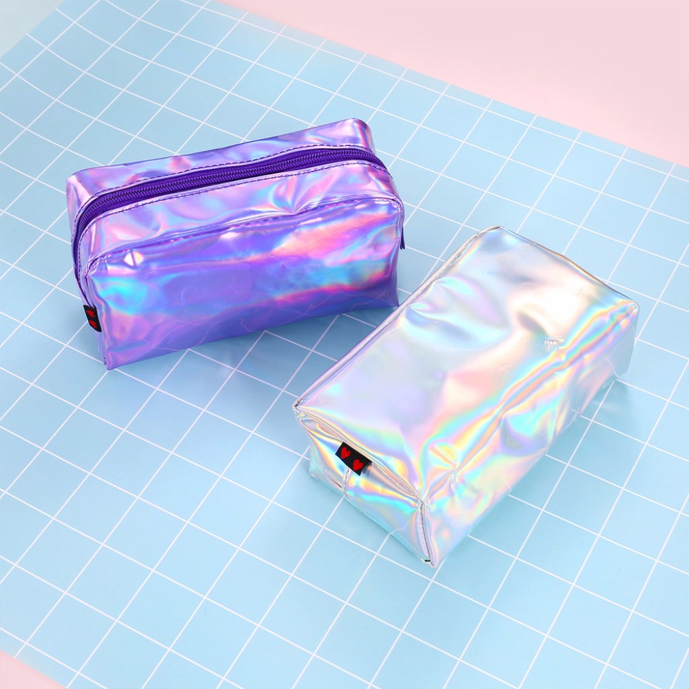 Holographic Makeup Bag