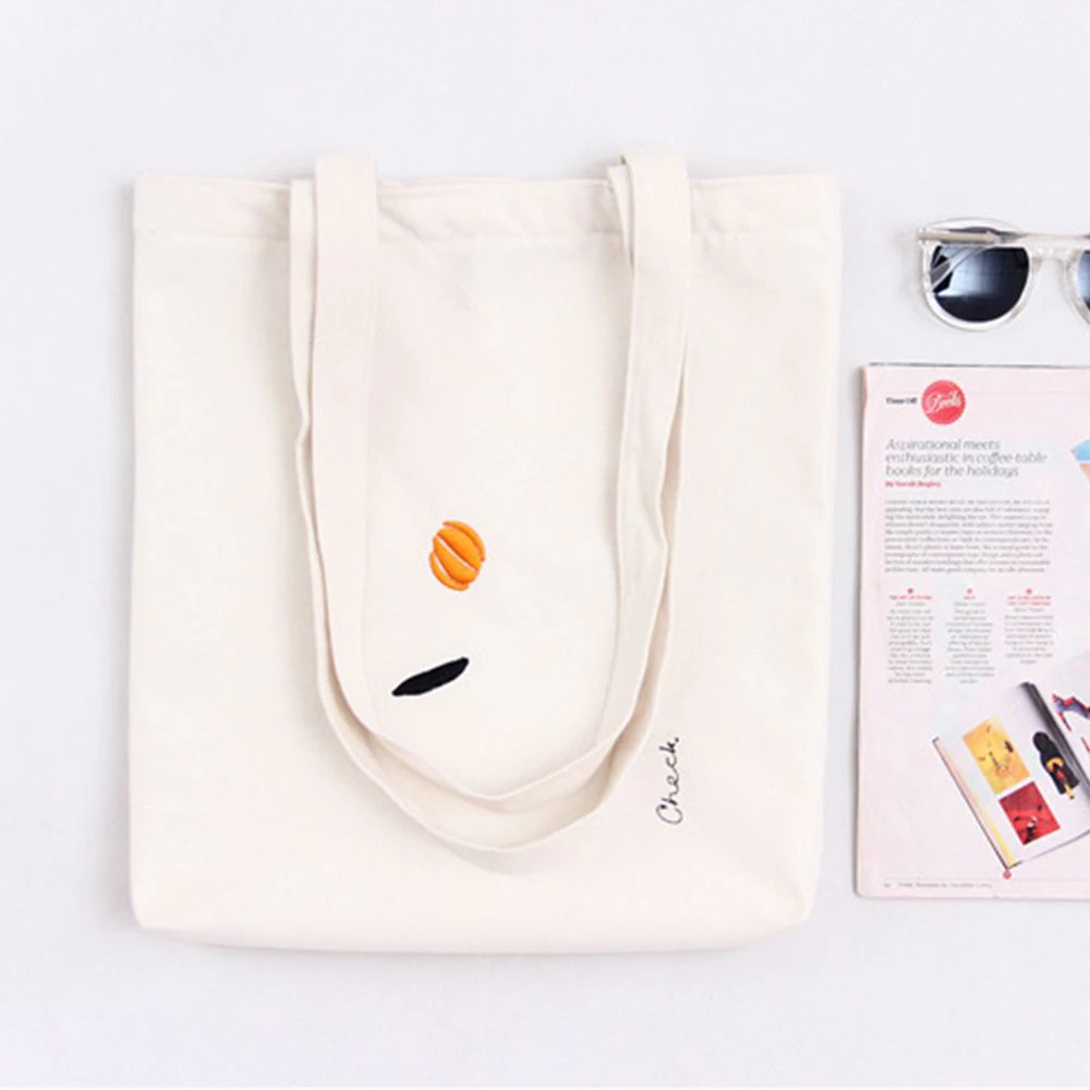 Canvas Tote With Zipper