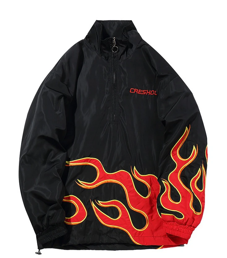 Black La Flame Track Jacket
