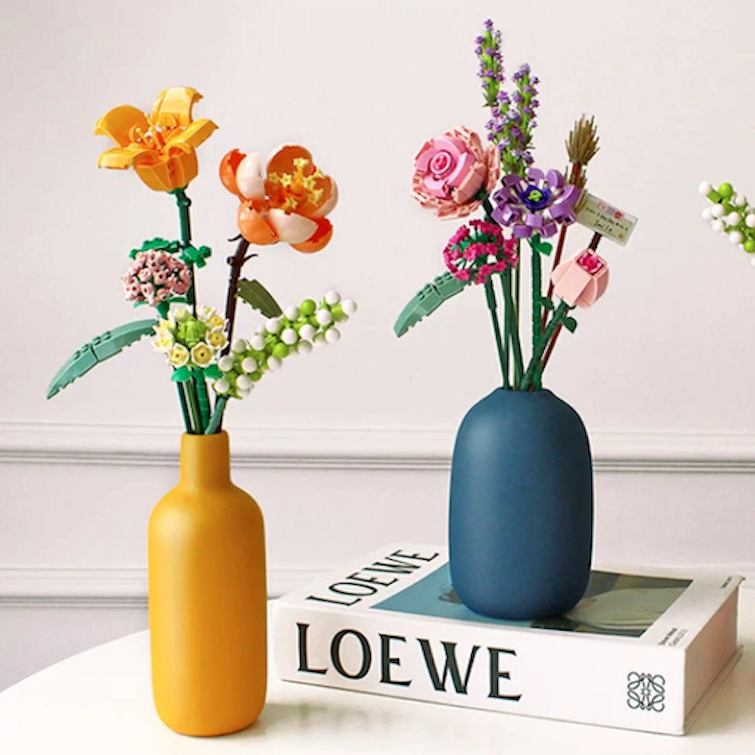 DIY Flower Bricks Bouquet