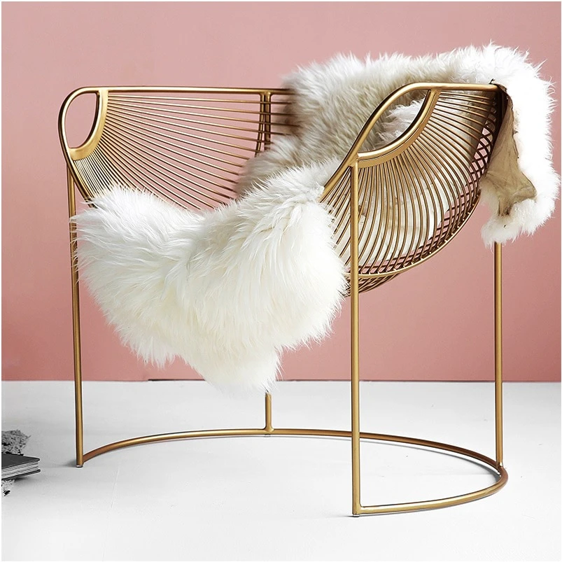 Gold Wire Bowl Chair