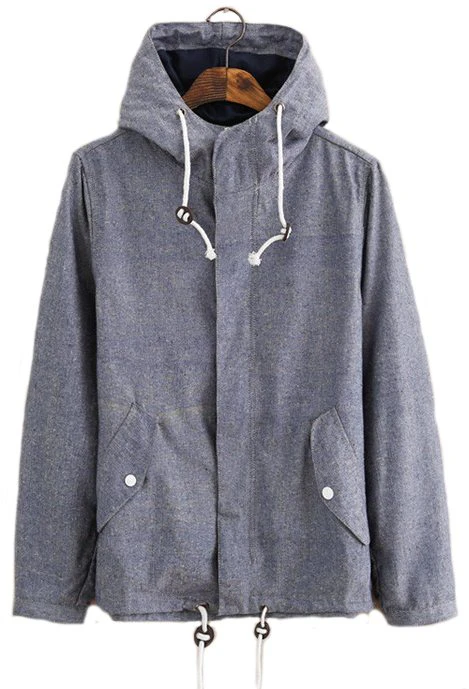 Denim Hooded Spring Jacket