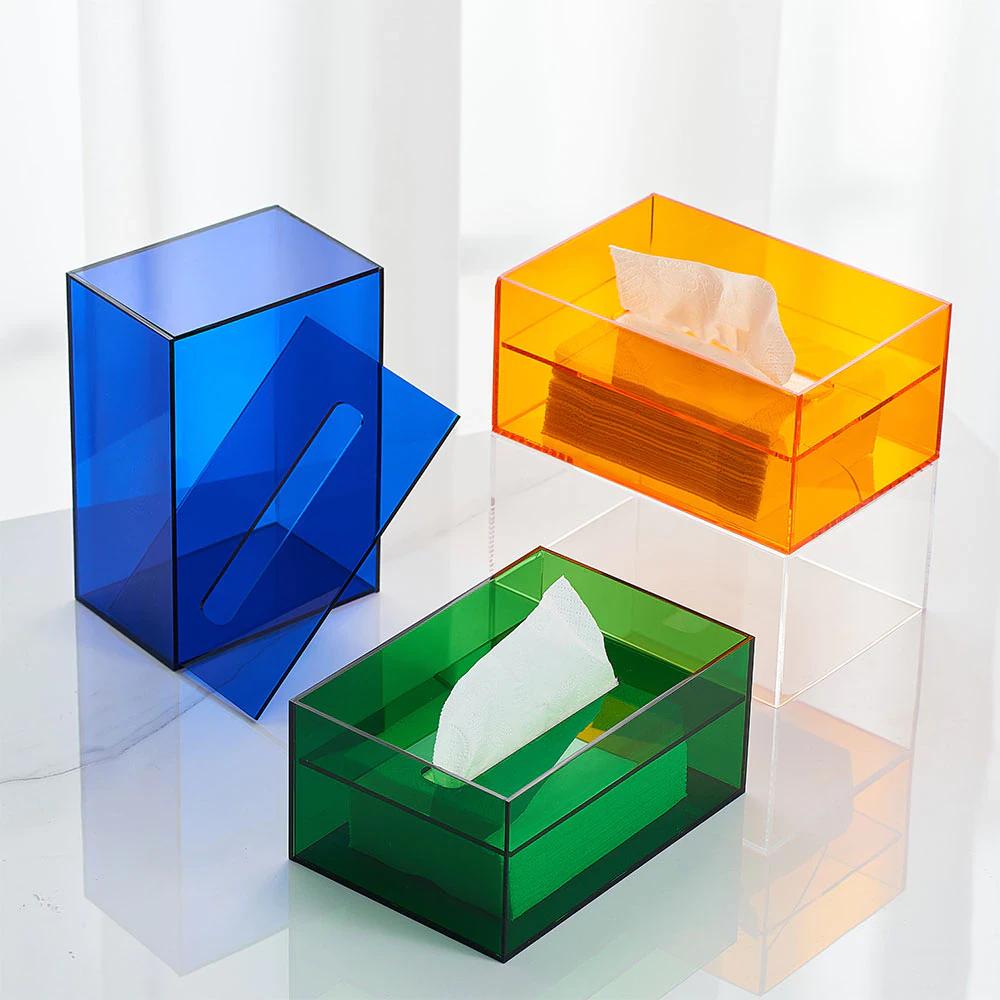 Transparent Acrylic Tissue Box
