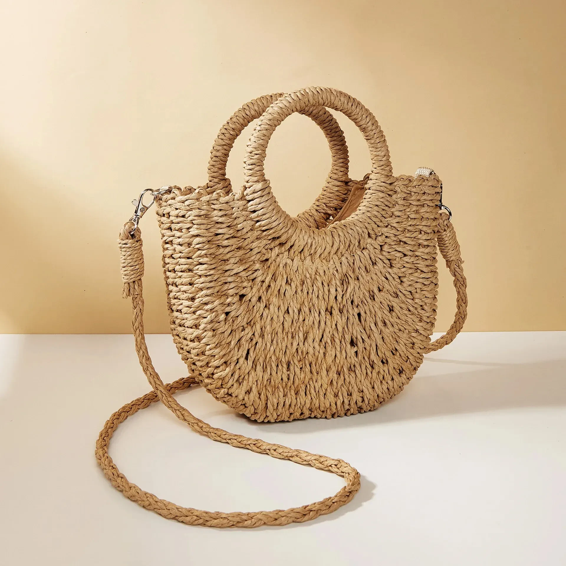 Straw Shoulder Bag