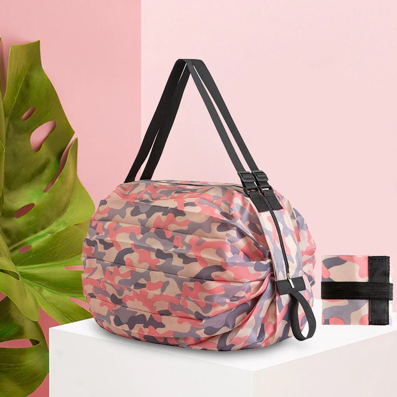 Pink Foldable Shopping Bag