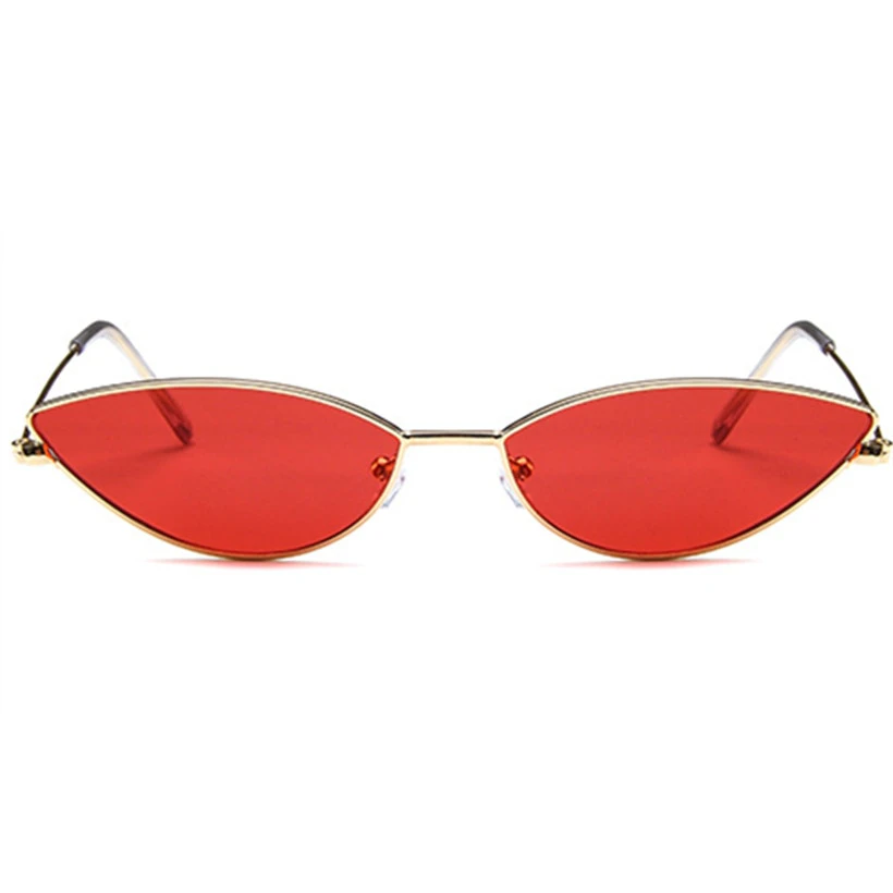 Retro Red/Gold Cat Eye Sunglasses