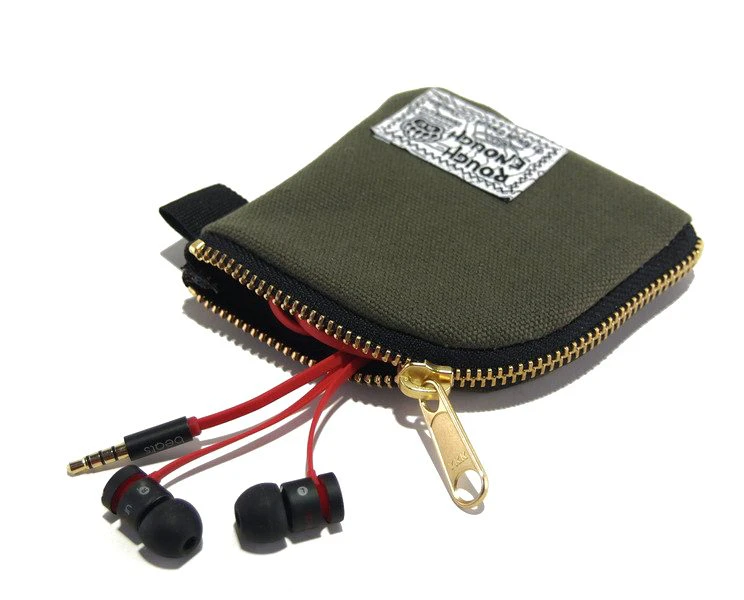 Rough Enough Small Canvas Accessory Pouch
