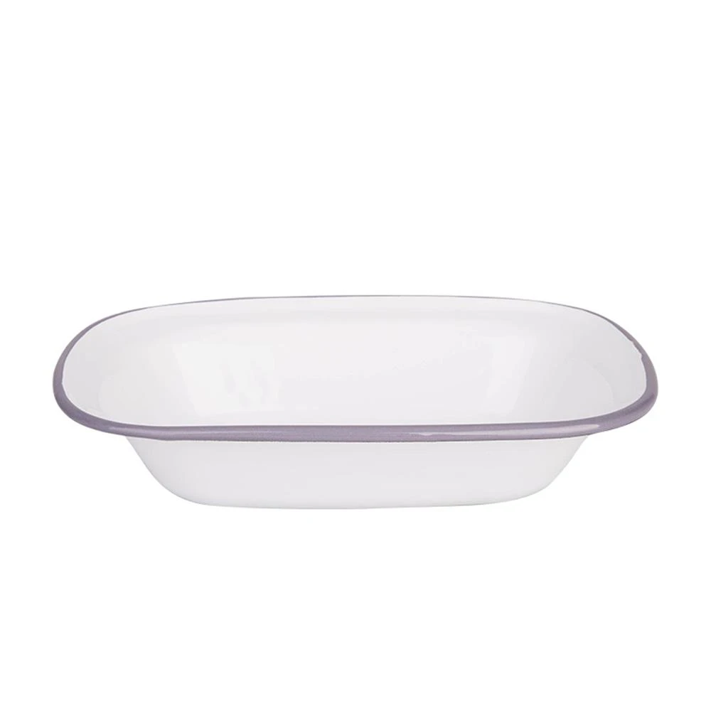 Vintage Enamel Serving Dish