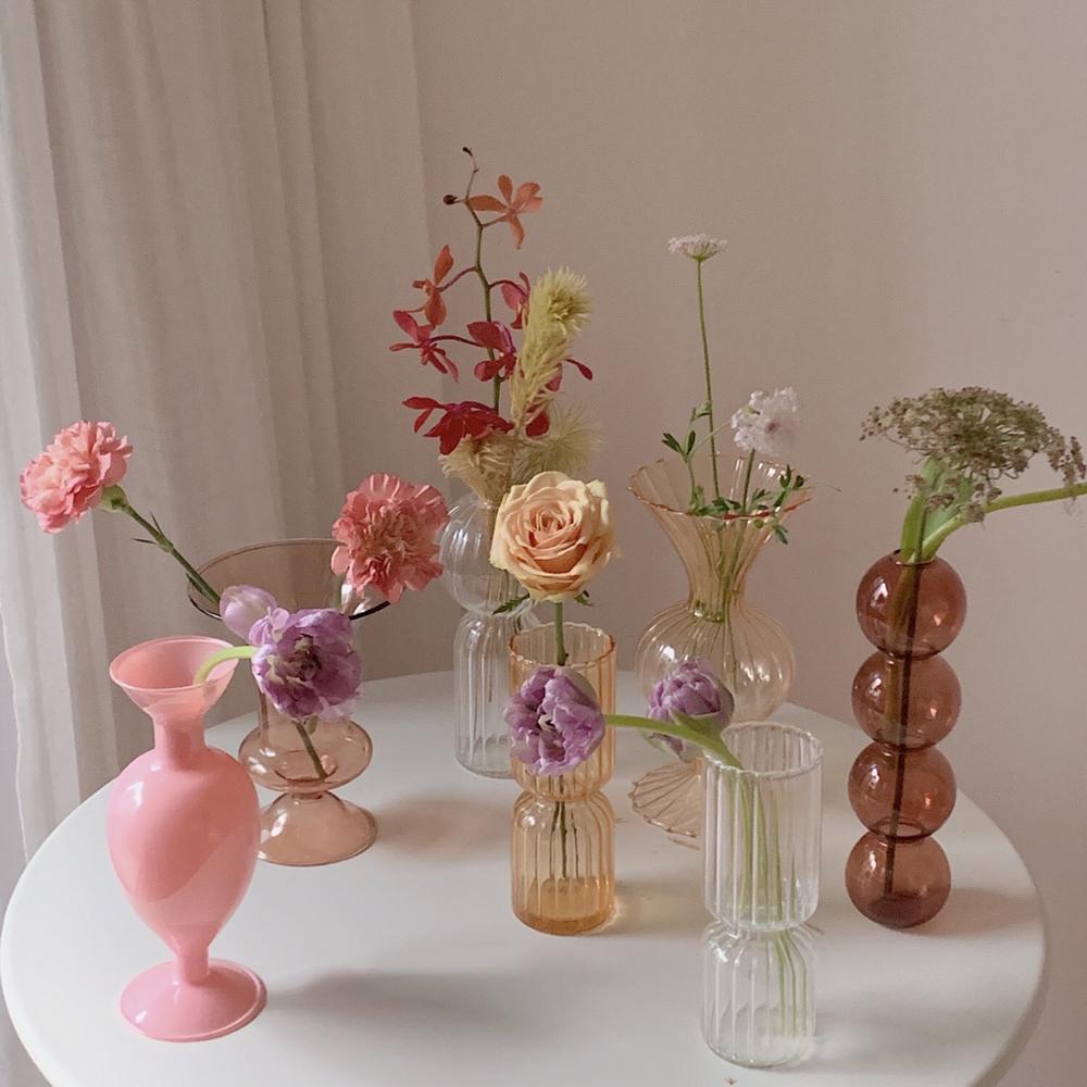 Vintage Glass Formed Vases