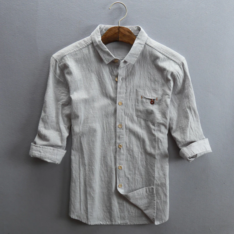 Mens Casual Cotton Shirt