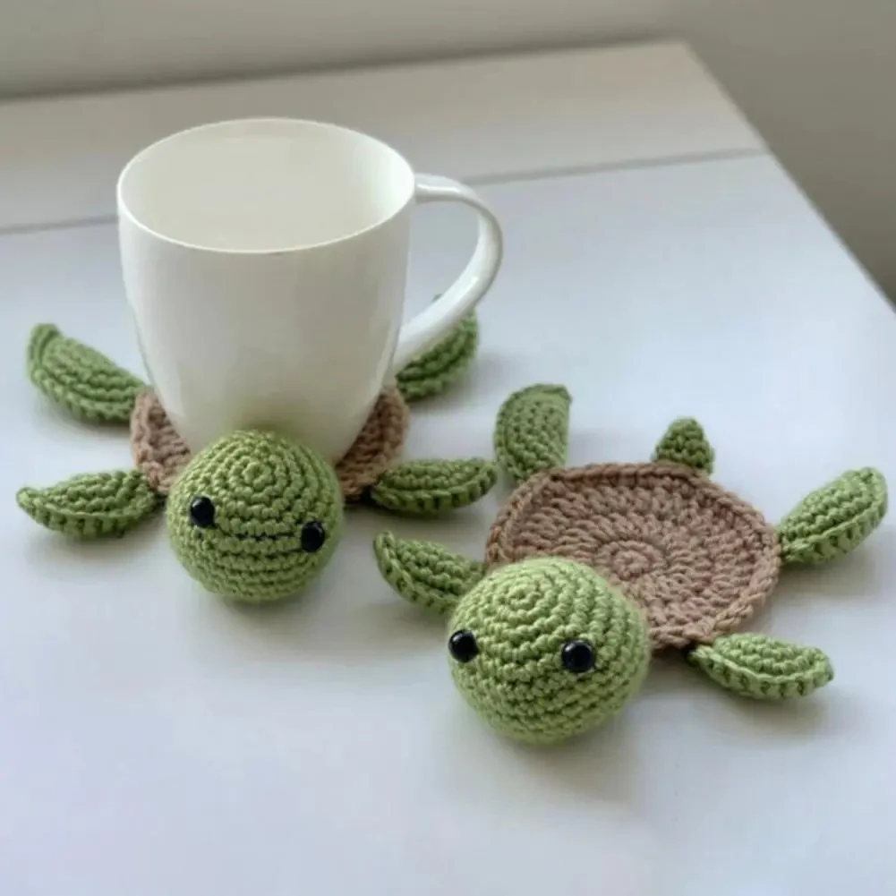 Crochet Turtle Coaster