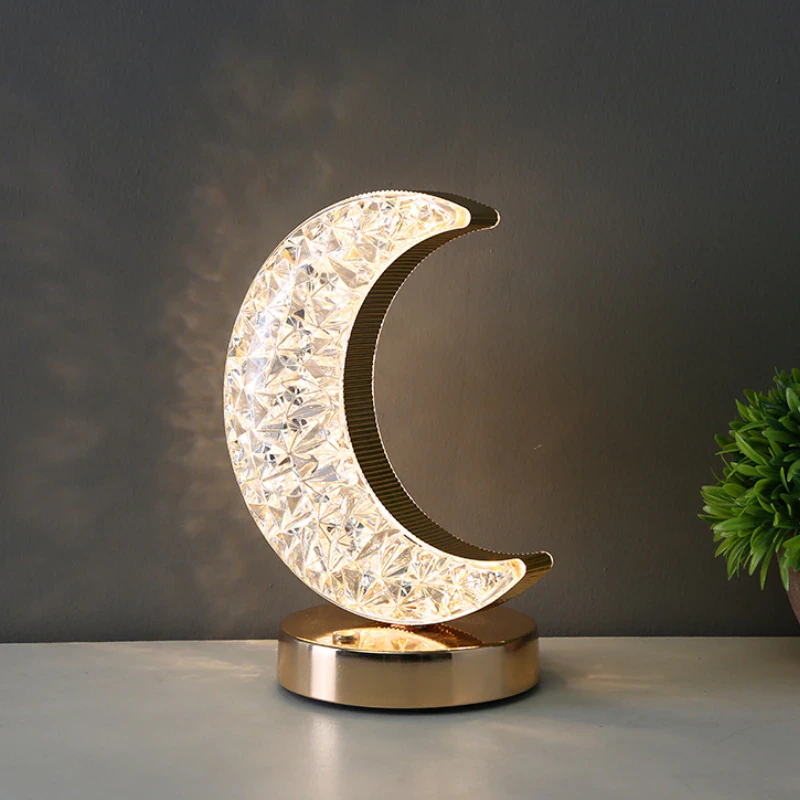 Crystal Moon Lamp