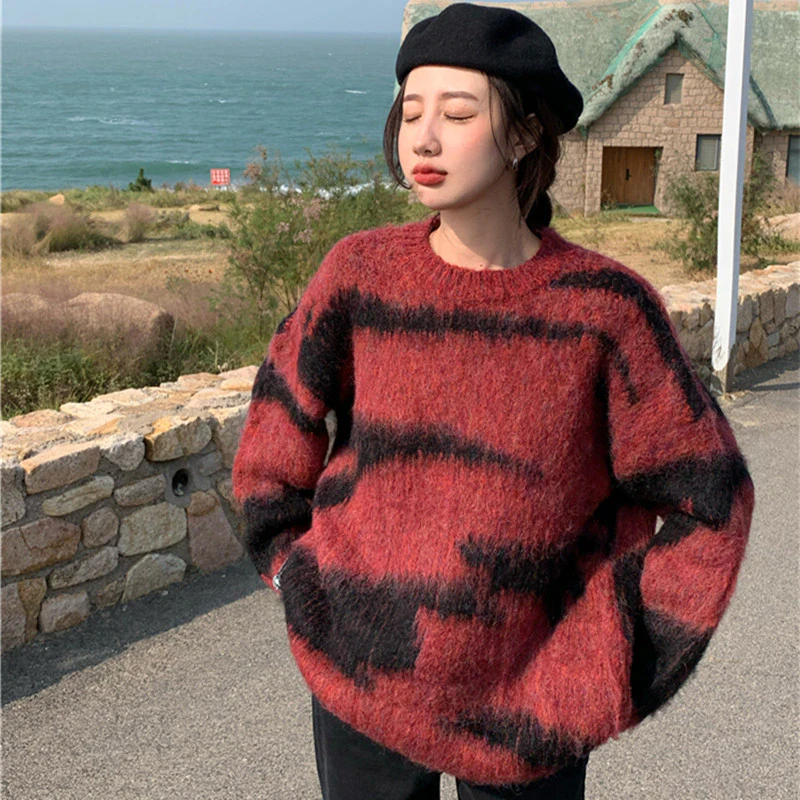 Mohair Striped Sweater