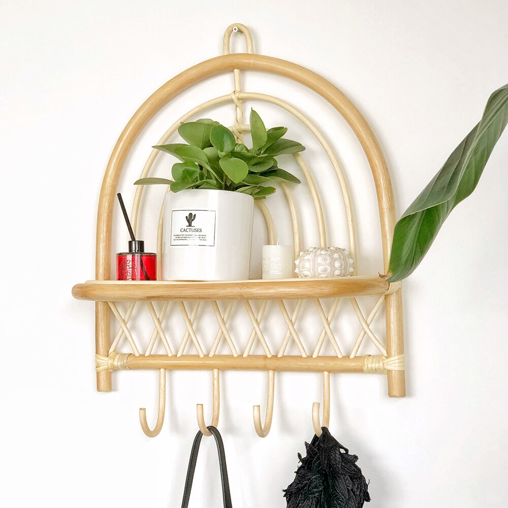 Rattan Wall Shelf