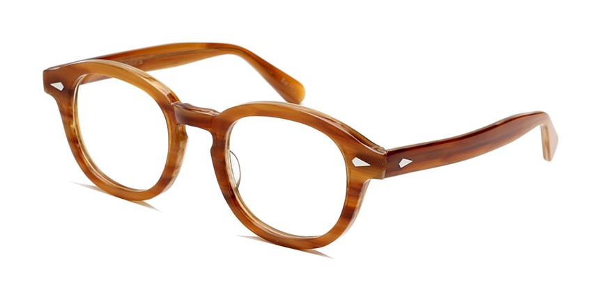 Vintage Round Clear Lens Eyeglasses