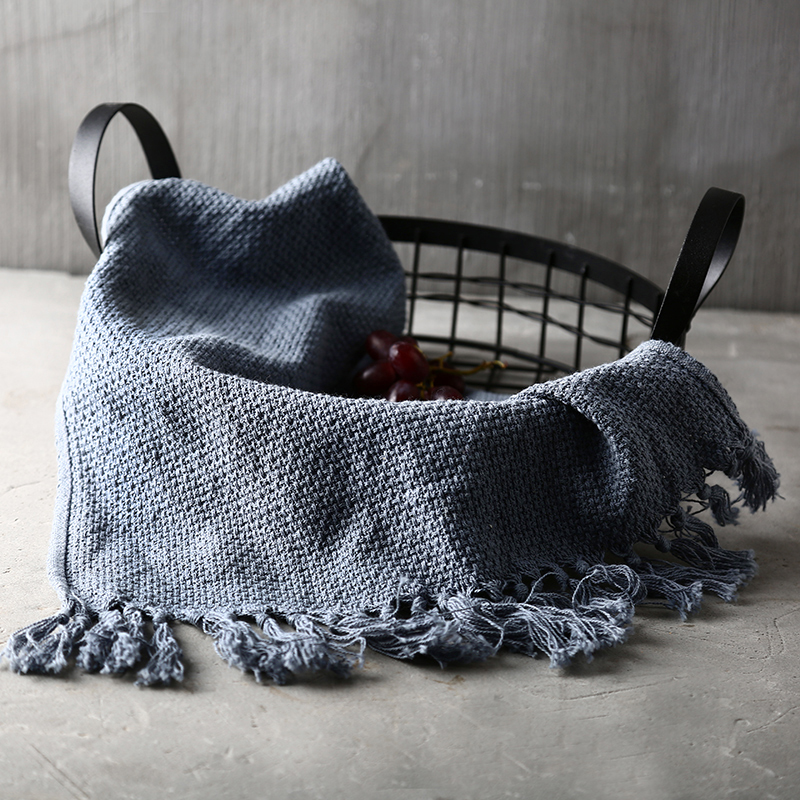 Tassel Waffle Table Napkin Cloth