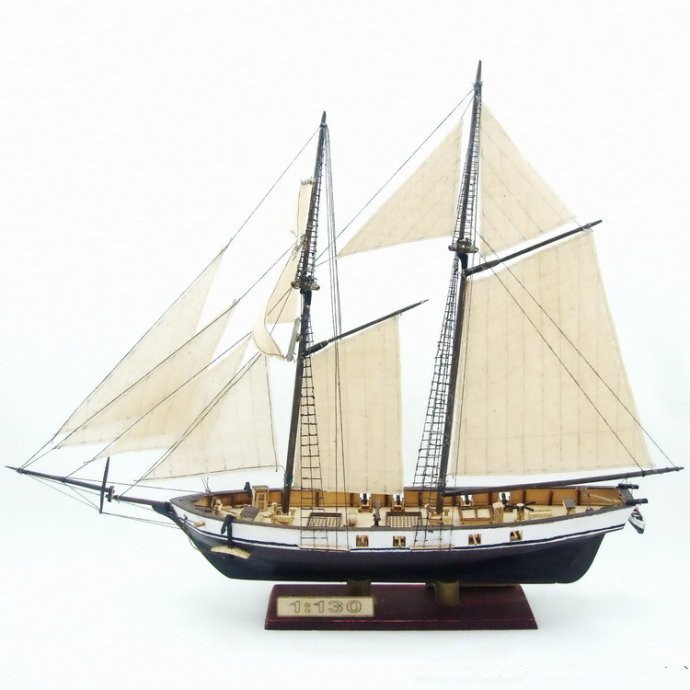 Wooden Model Boat Kit