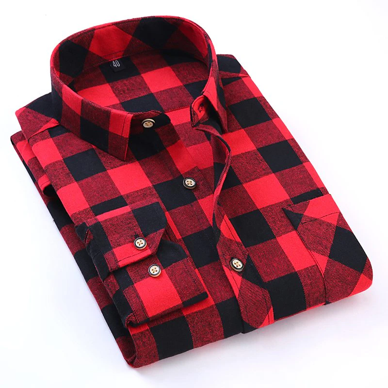 Brushed Flannel Check Shirt