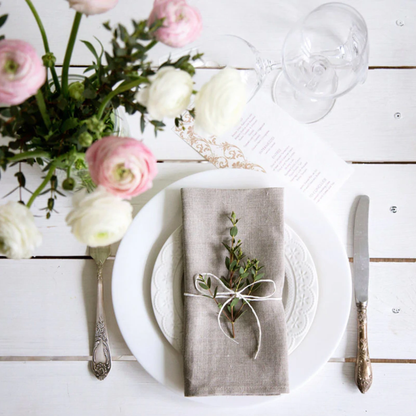 12pc Linen Napkins