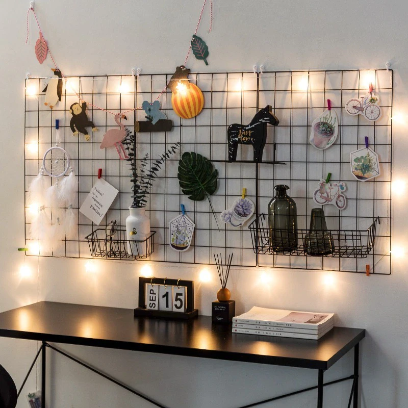 Iron Grid Wall Frame