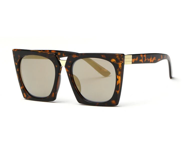 Womens Geometric Cat Eye Sunglasses