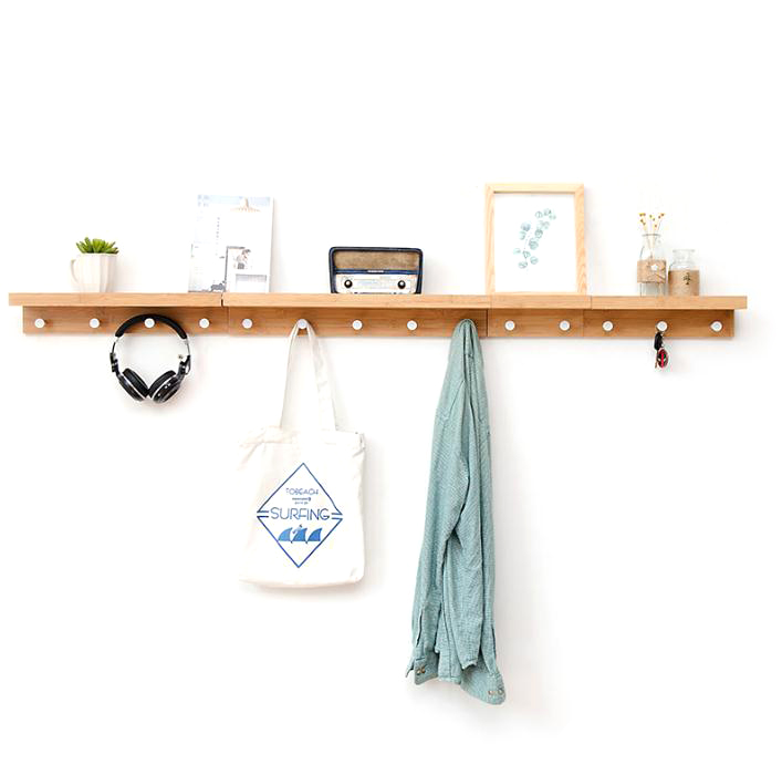 Bamboo Organizer Shelf