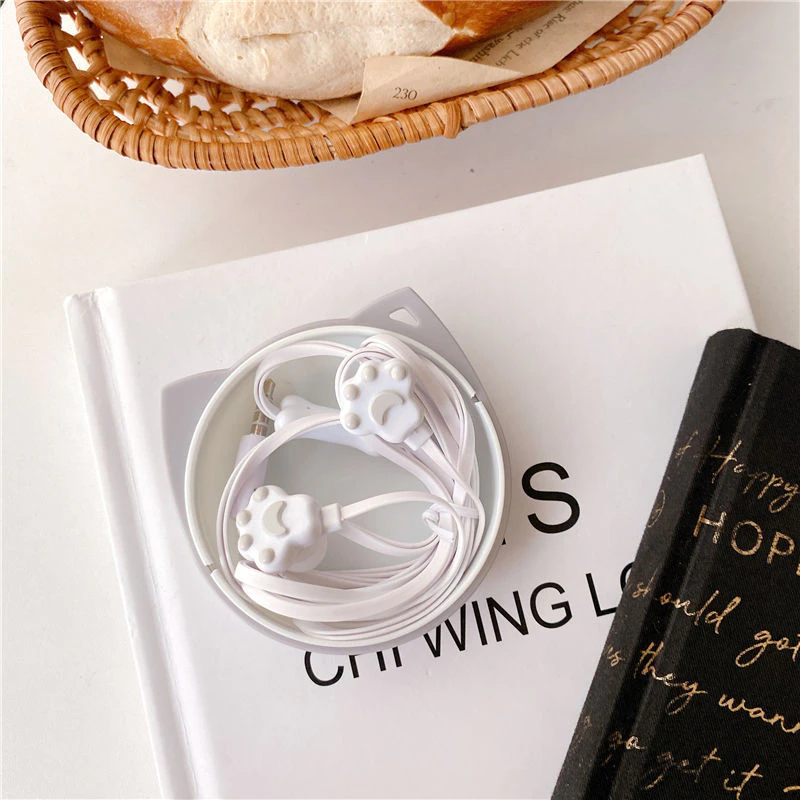 Cat Paw Wired Earphones