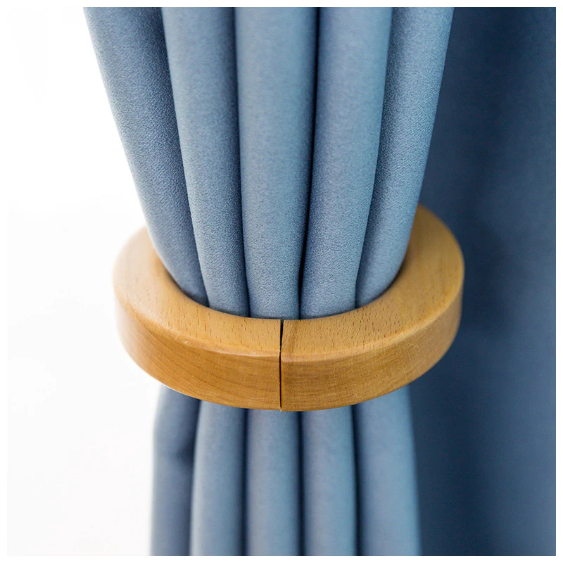 Wood Magnetic Curtain Tie Back