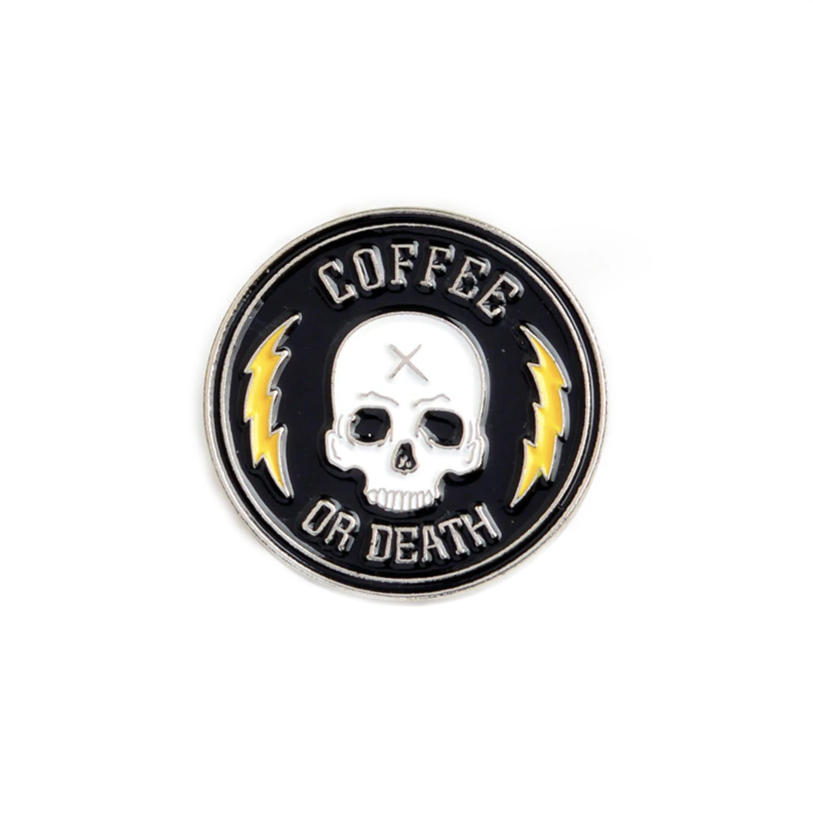 Coffee Or Death Pin