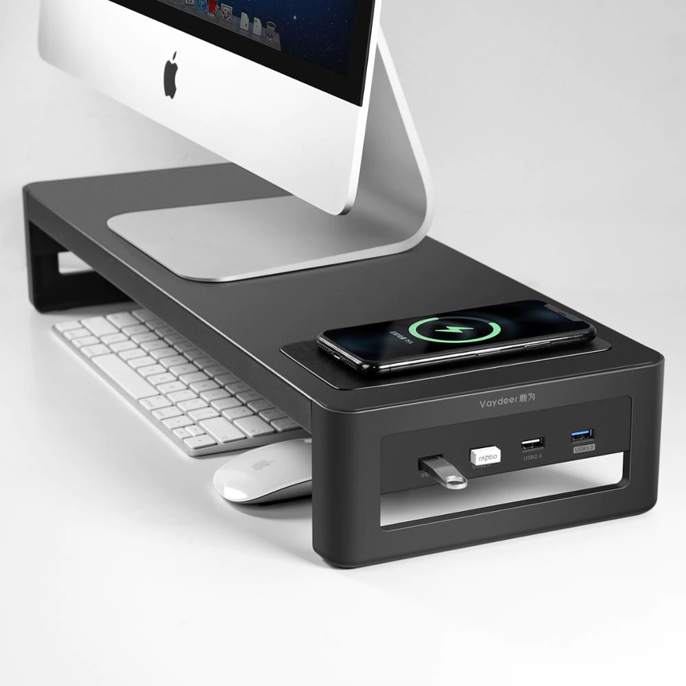 USB Hub Monitor Stand