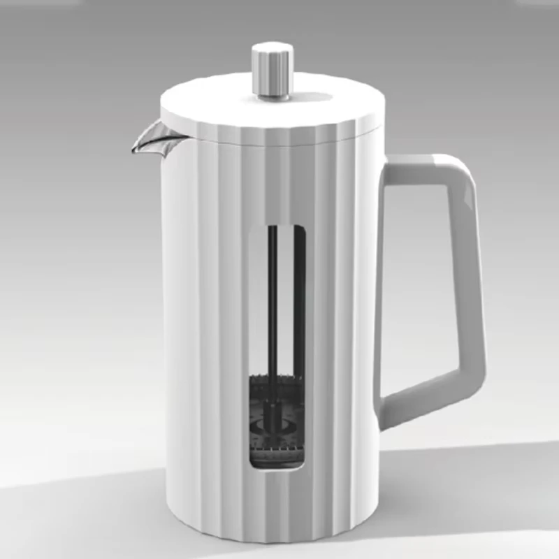 Ribbed French Press
