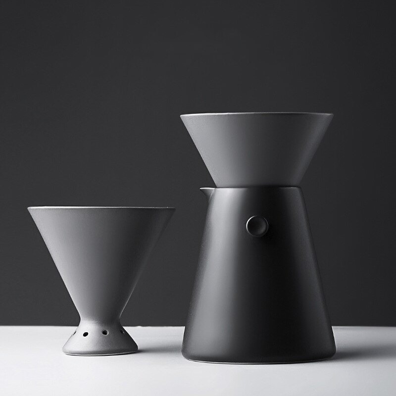 Minimalist Ceramic Pourover Coffee Pot