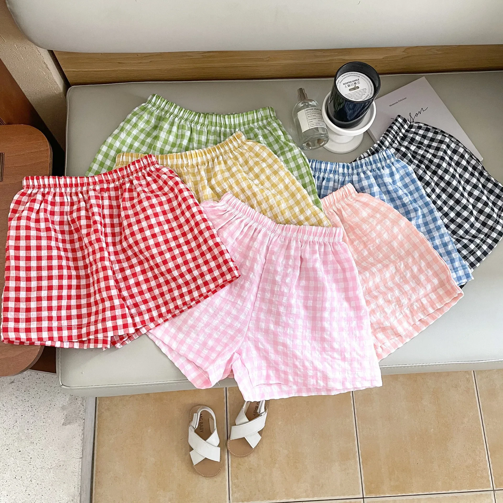 Toddler Summer Plaid Shorts