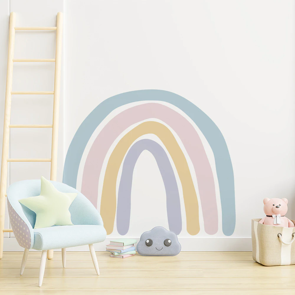 Rainbow Nursery Wall Decal
