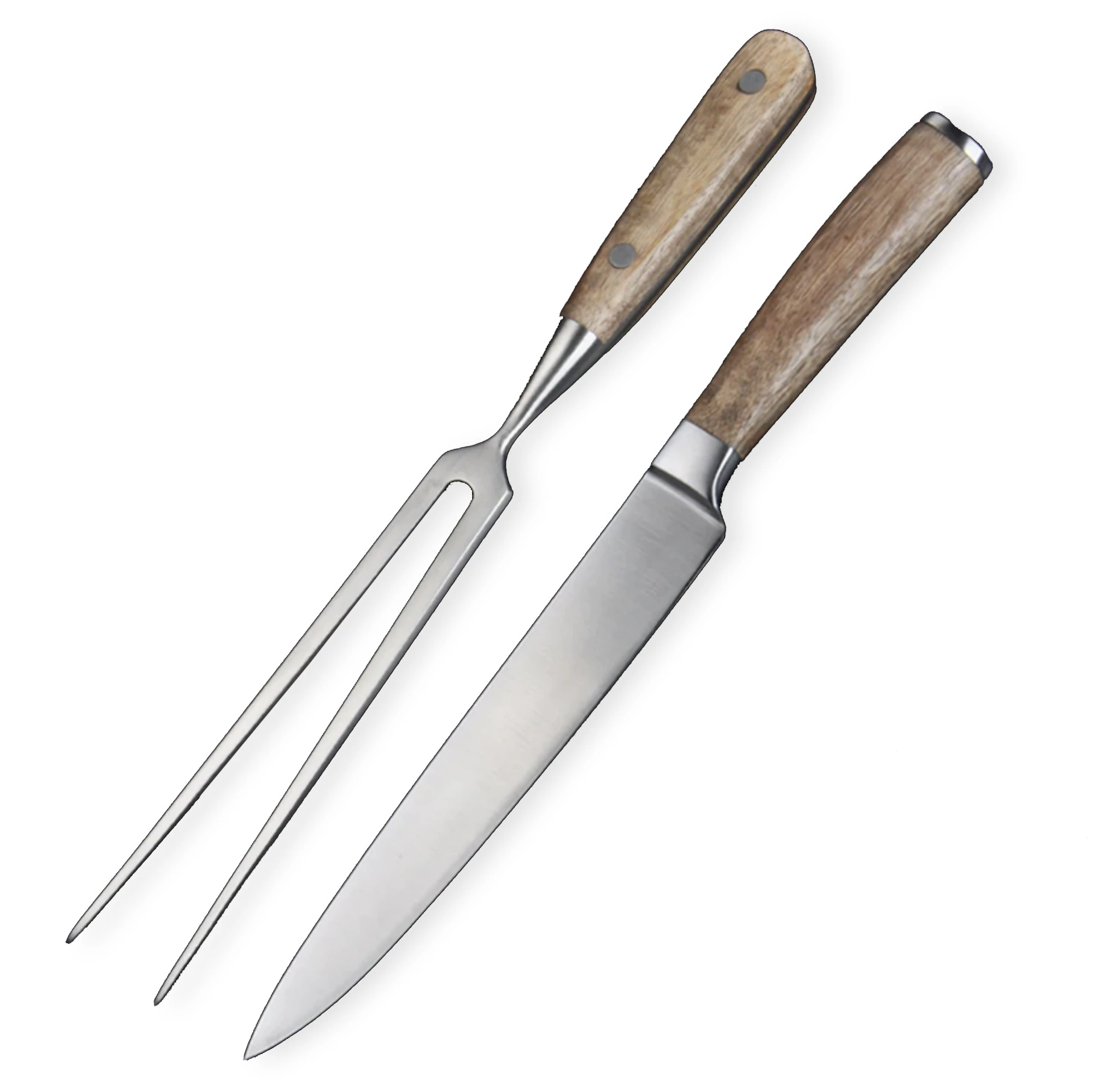 Acacia Wood Handle Carving Set