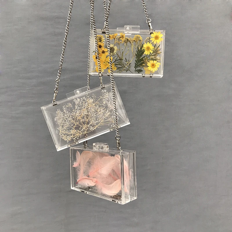 Clear Floral Box Bags