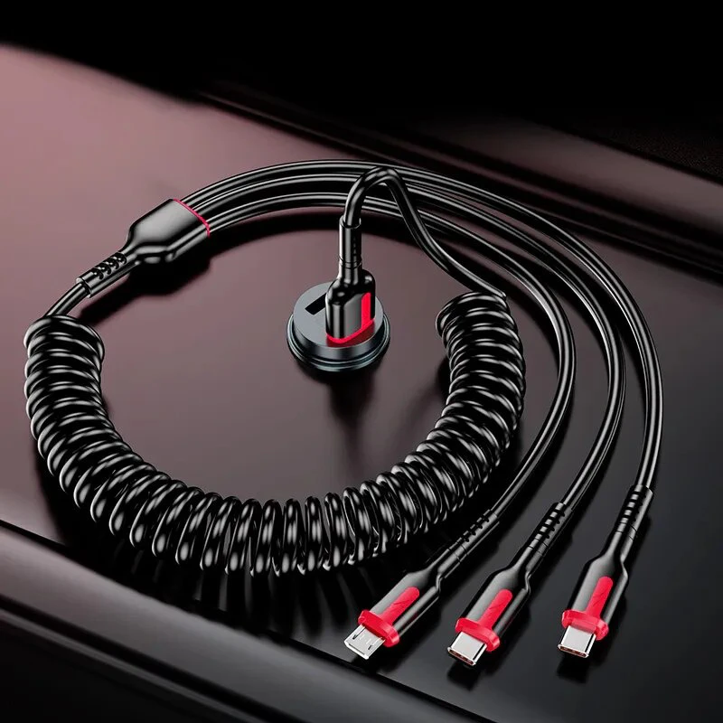Coiled Fast Charging Cable