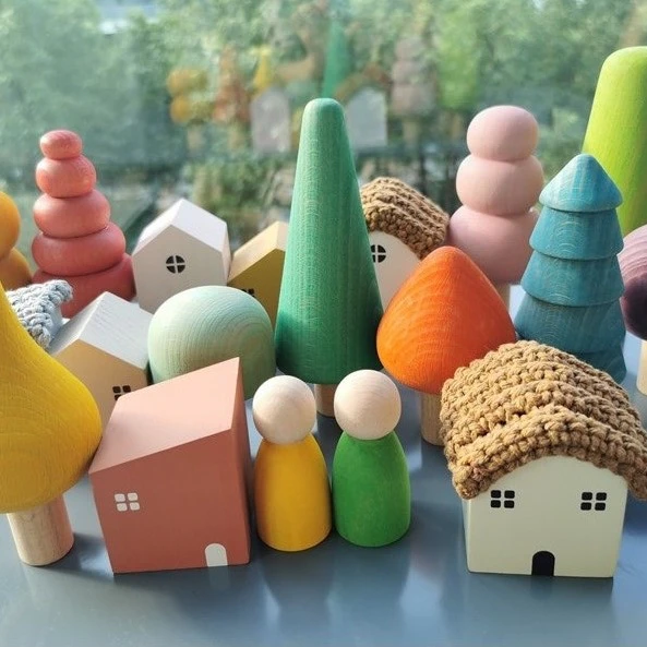 Rainbow Forest Blocks