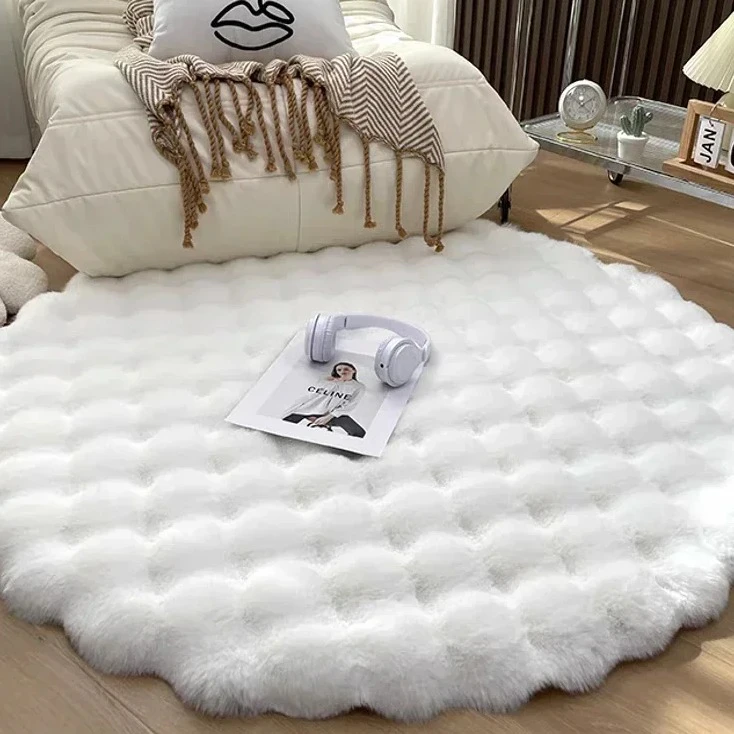 Thick Plush Circle Rug