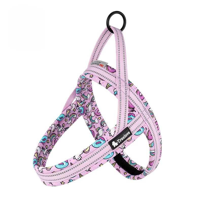 Floral Mesh Dog Harness
